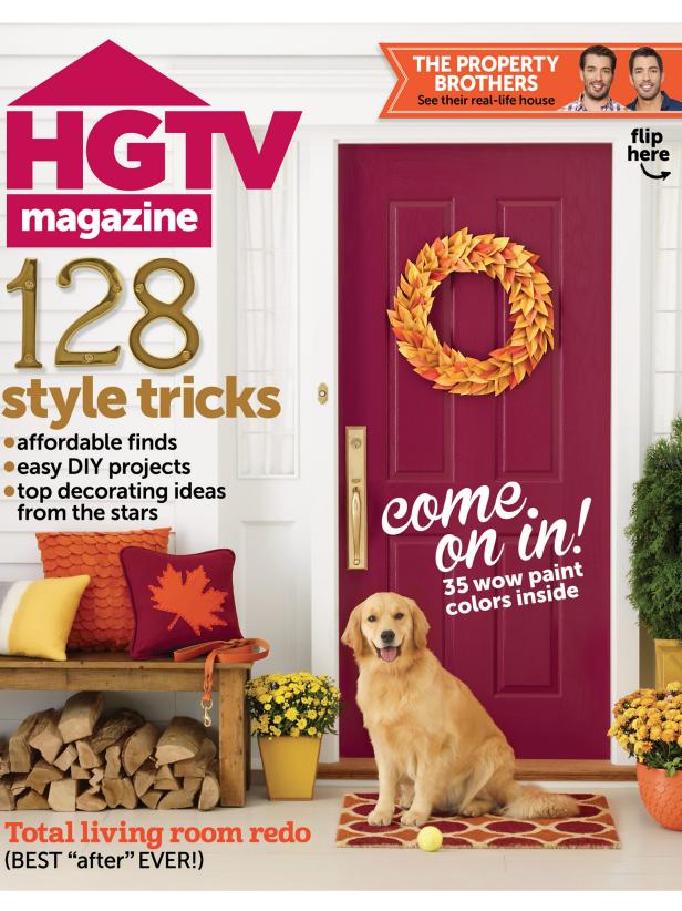 cover of hgtv magazine november 2014