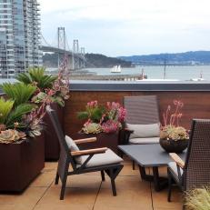 Urban Rooftop Terrace Entertains in High Style