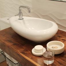 Modern Sink for a White Modern Bathroom