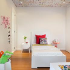 Warmth and Whimsy in a Minimalist Kids Bedroom