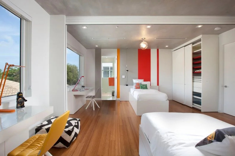 White Modern Minimalist Bedroom