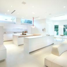 A Light and Minimal Open Kitchen
