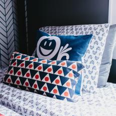 Fun Mix of Color and Pattern in Boys’ Room