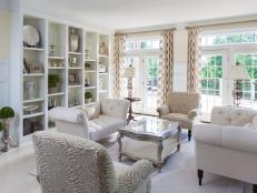 Light, Bright and Elegant Traditional Sitting Room