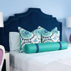 Chic Girl’s Room in Shades of Blue
