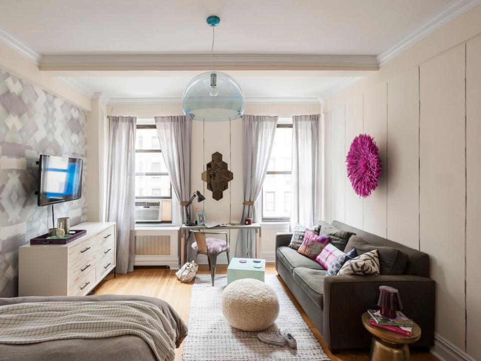 12 Design Ideas For Your Studio Apartment Hgtv S Decorating Design Blog Hgtv,King Size Master Bedroom Ashley Furniture Bedroom Sets