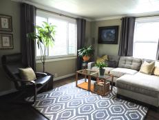 A Multipurpose, Family-Friendly Living Room