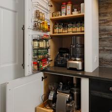 Smart Storage in Chic, Custom Kitchen