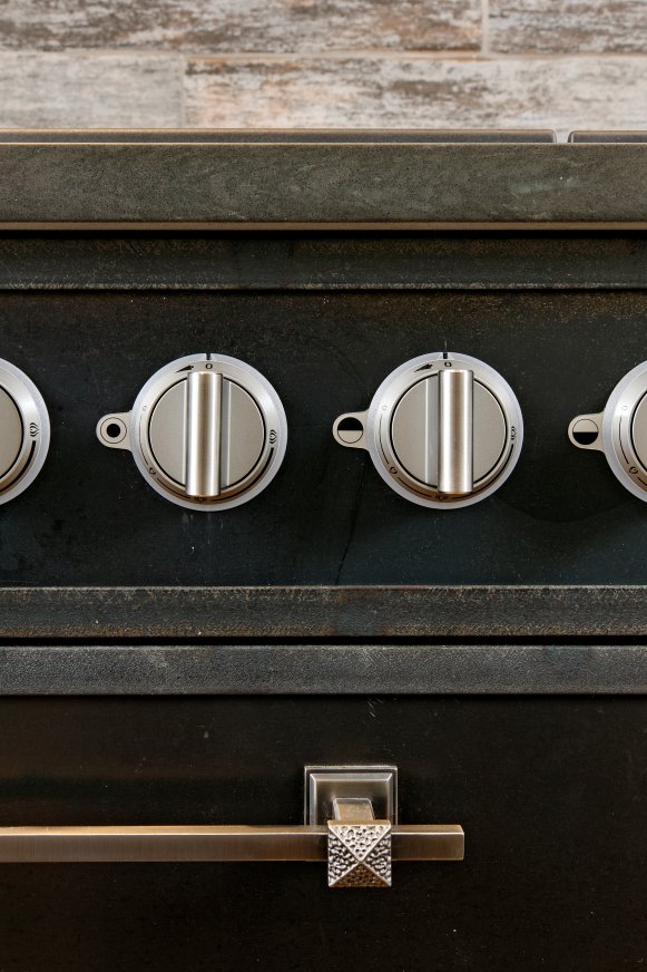 Stainless Steel Cooktop Controls