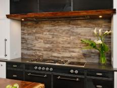 Contemporary Neutral Kitchen With Rustic-Accented Cooking Area Niche