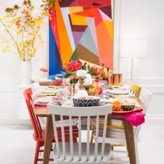 Design a Calm Yet Colorful Dining Room Around Artwork