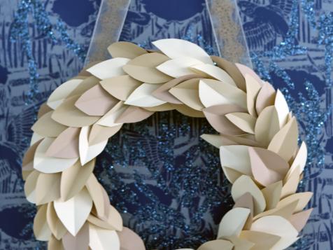 Make a Modern Paper Wreath