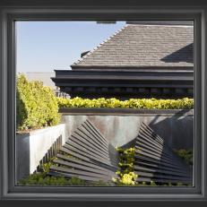 Picture Window Frames Asian Garden Sculpture