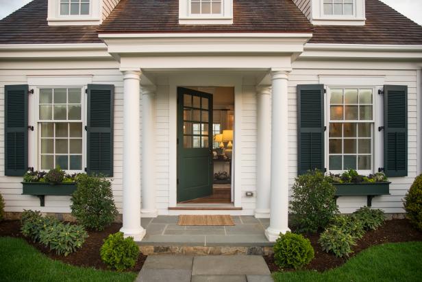 Front Porch and Classic Landscaping | HGTV