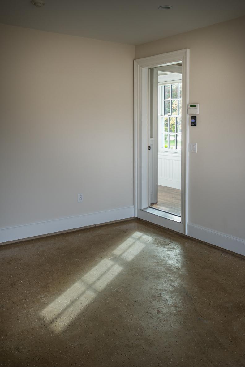 Interior garage door into HGTV Dream Home 2015.