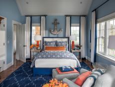 Nautical Inspired Guest Bedroom