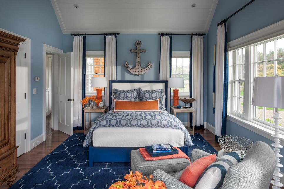 Nautical Style in the Guest Bedroom