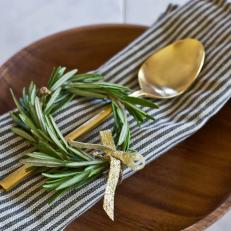 Rosemary Wreath Place Setting