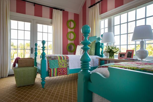 Turquoise Twin Beds HGTV