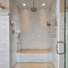 Elegant Walk-In Shower