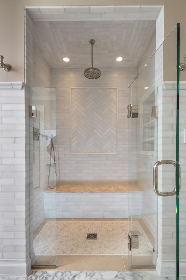 Elegant WalkIn Shower HGTV