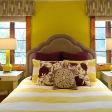 Playfully Plum Guest Bedroom