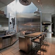 Stunning Industrial-Style Chef Kitchen