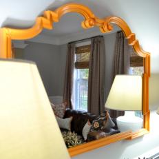 Antique Mirror With a Bold Twist