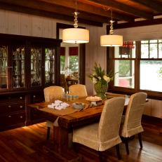 Farmhouse Dining Room Boasts Unexpected Touches
