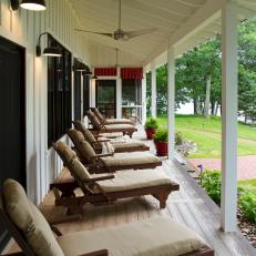 Farmhouse Front Porch Made for Relaxing