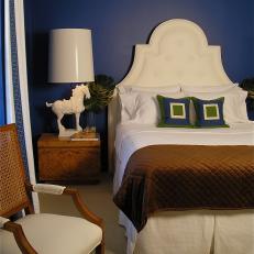 Royal Blue Midcentury Modern Bedroom Is Bold, Fresh