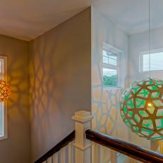 Colorful Sphere Chandeliers 