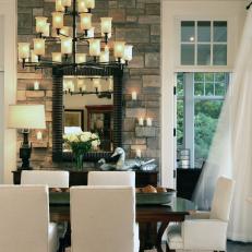 Dining Room With Rustic Elegance
