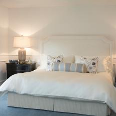 Transitional Master Bedroom With Hint of Coastal Charm