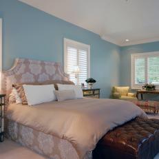 Blue Master Bedroom Is Relaxing, Elegant
