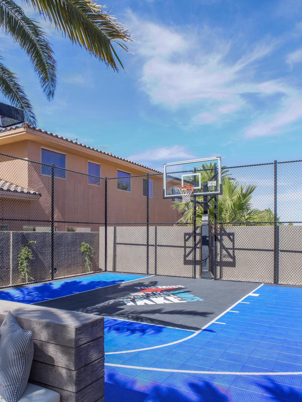 Backyard Basketball Court | HGTV