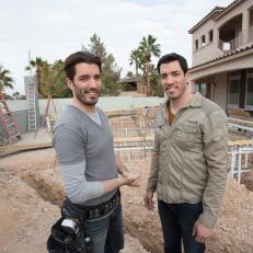 Property Brothers Putting in a Pool
