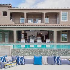 Property Brothers' Backyard Pool and Seating Area