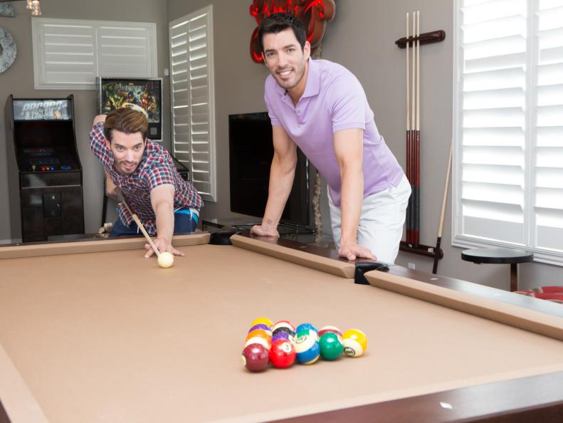 Property Brothers Play Game of Pool
