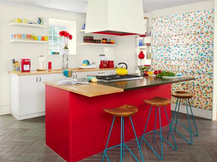 Candy Colored Kitchen 