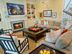 Neutral Living Room Is Stylish and Durable