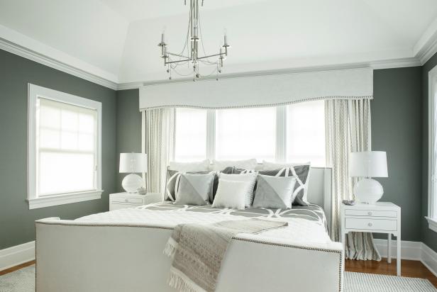 Charcoal Gray Master Bedroom Is Sophisticated, Timeless | HGTV