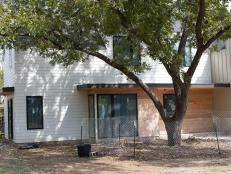 Find out how a pecan tree and thoughtful landscape design enhance inviting outdoor living spaces.