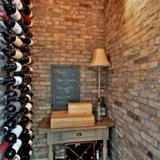 Elegant Brick Wine Cellar