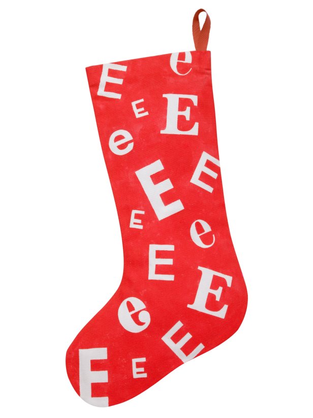 monogrammed DIY stocking