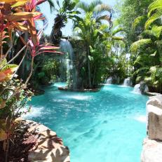 Tropical Lagoon-Style Pool