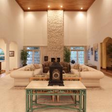 Old World-Style Great Room Is Relaxing, Grand