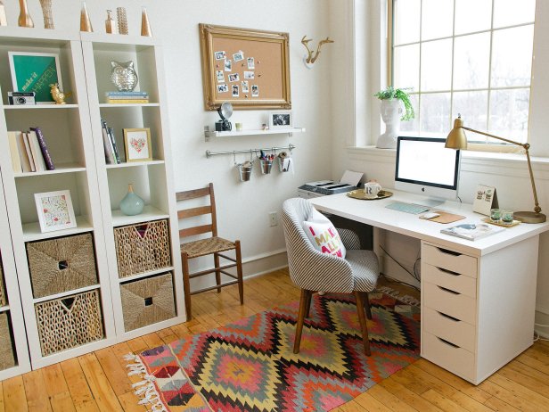 Home Office With Global Touches