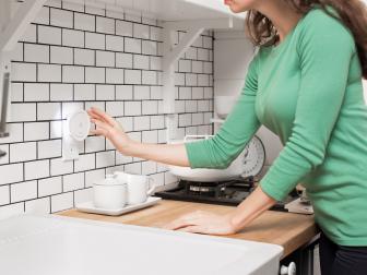plug in gadget in kitchen