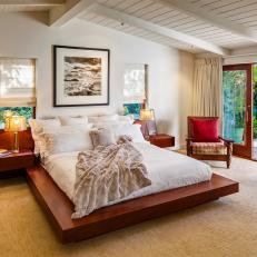 Beach Villa Bedroom With Outdoor Access 
